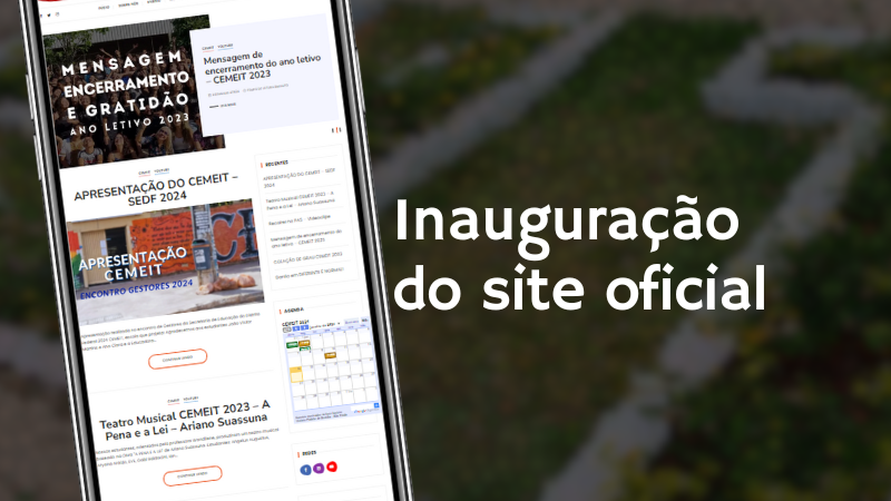 Inauguração do Site Oficial