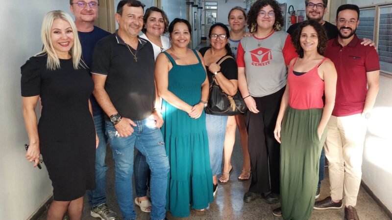 Primeira reunião com a equipe recém empossada do Conselho Escolar