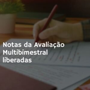 Notas da Avaliação Multibimestral 2° Bimestre