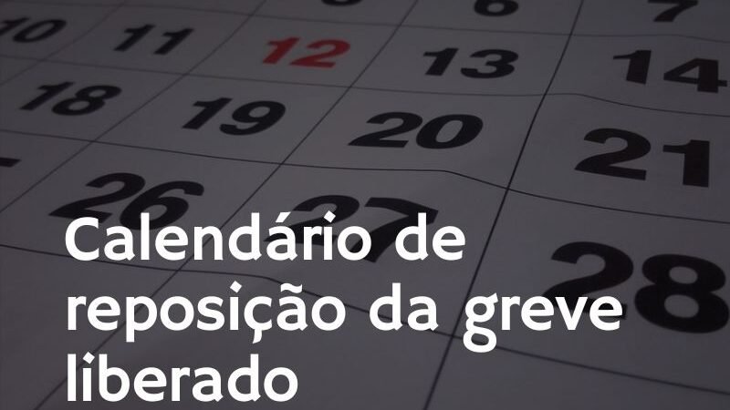 Calendário de reposição da greve do CEMEIT está disponível